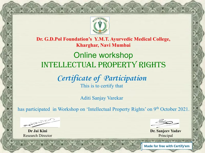 IPR & Research (MUHS)
