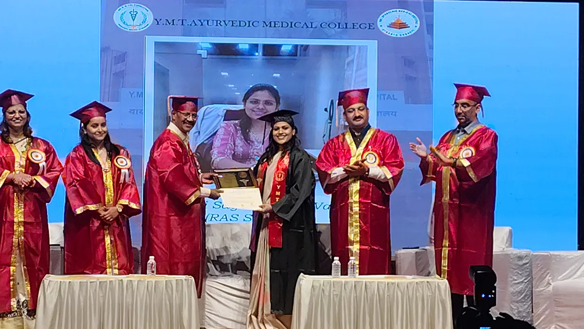 Dr. Aditi — BAMS convocation